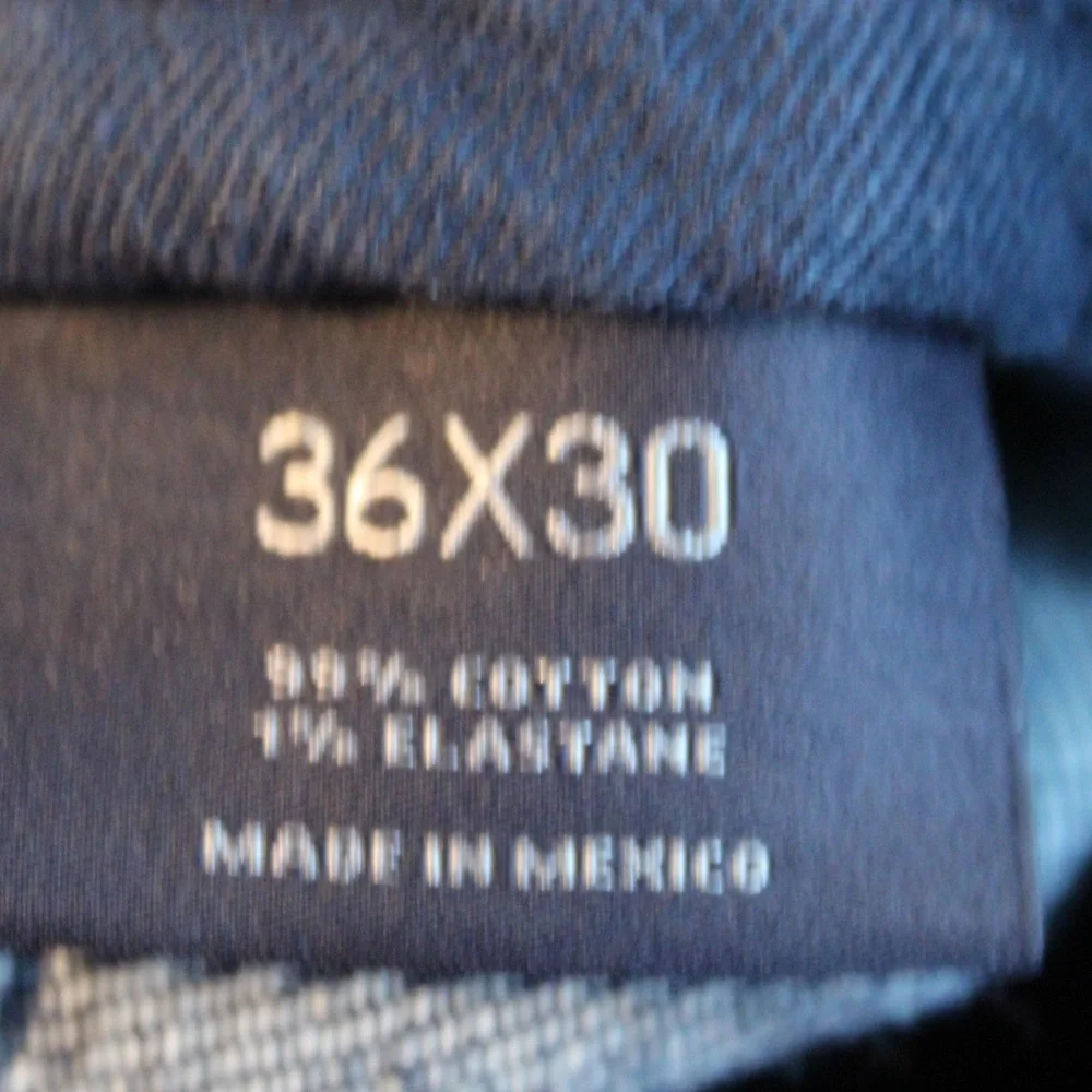 Hart Schaffner Marx Men’s Jeans Dark Indigo Straight Leg Denim Size 36x30 - Picture 8 of 8